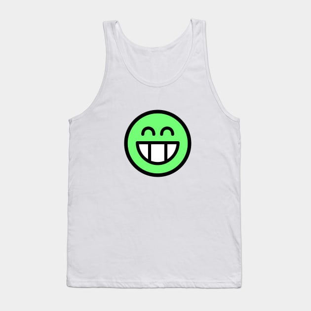 Emoji Smiley cheeky grin Tank Top by GetTheCar